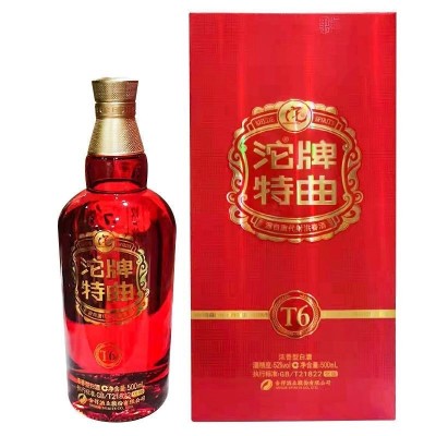 沱牌特曲T6 52度浓香型白酒 整箱500ml*6瓶婚庆纯粮白酒批发
